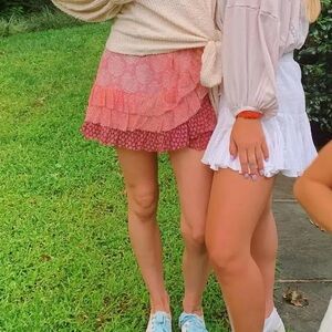 ❤️SOLD❤️Love Shack Fancy Cha Cha mini skirt